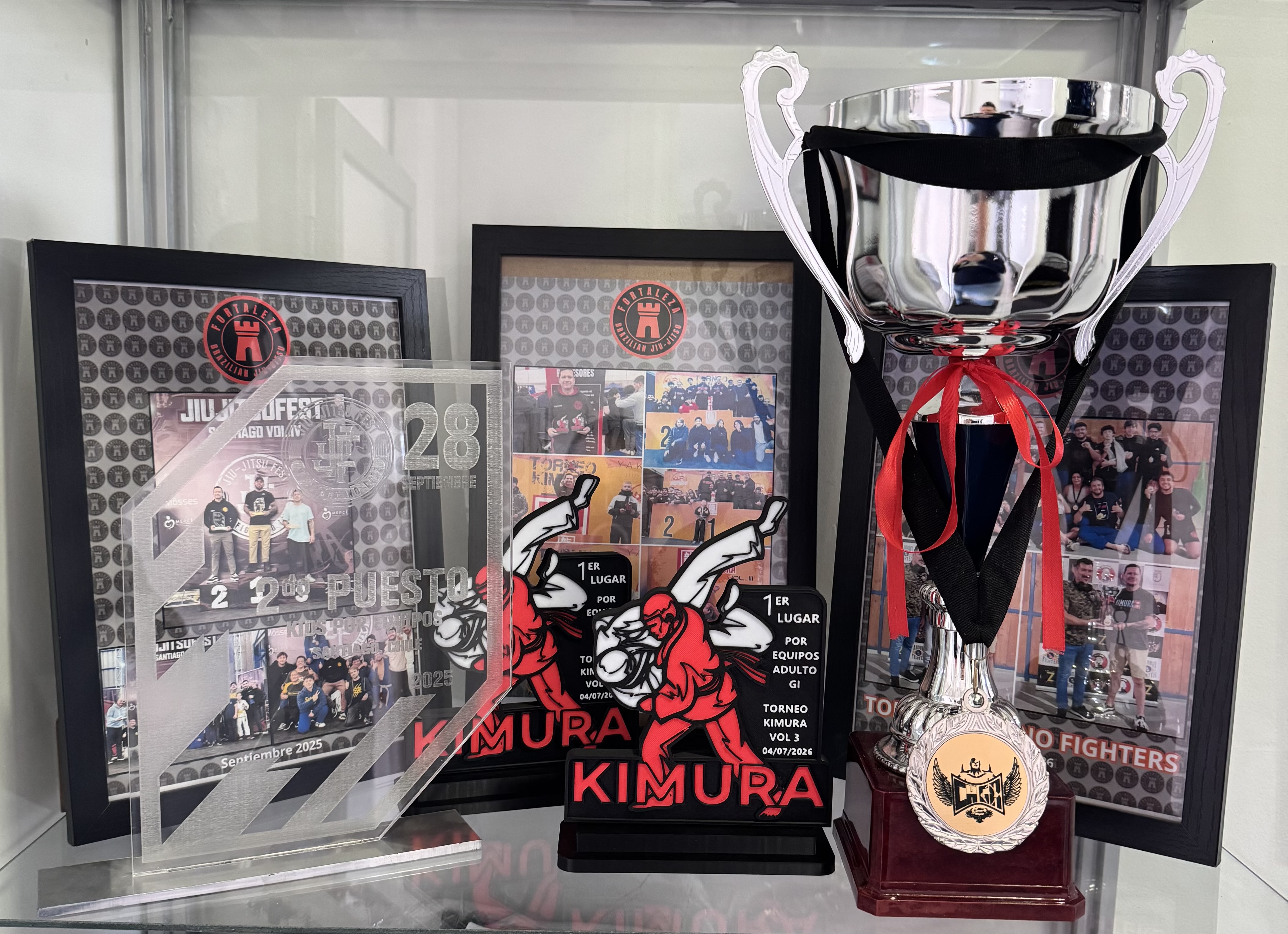 Trofeos y reconocimientos en Fortaleza BJJ Chile