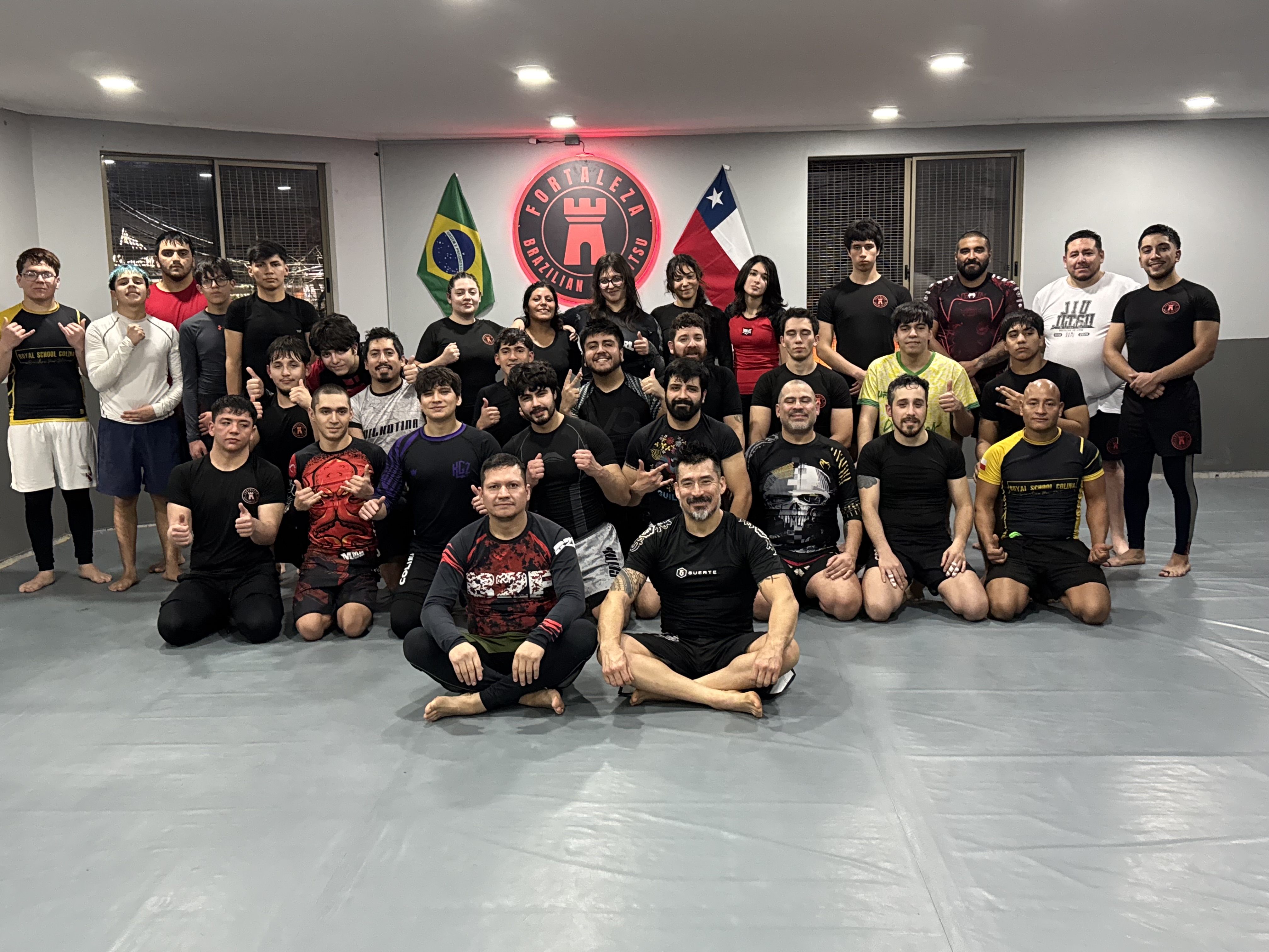 Equipo No-Gi en Fortaleza BJJ Chile
