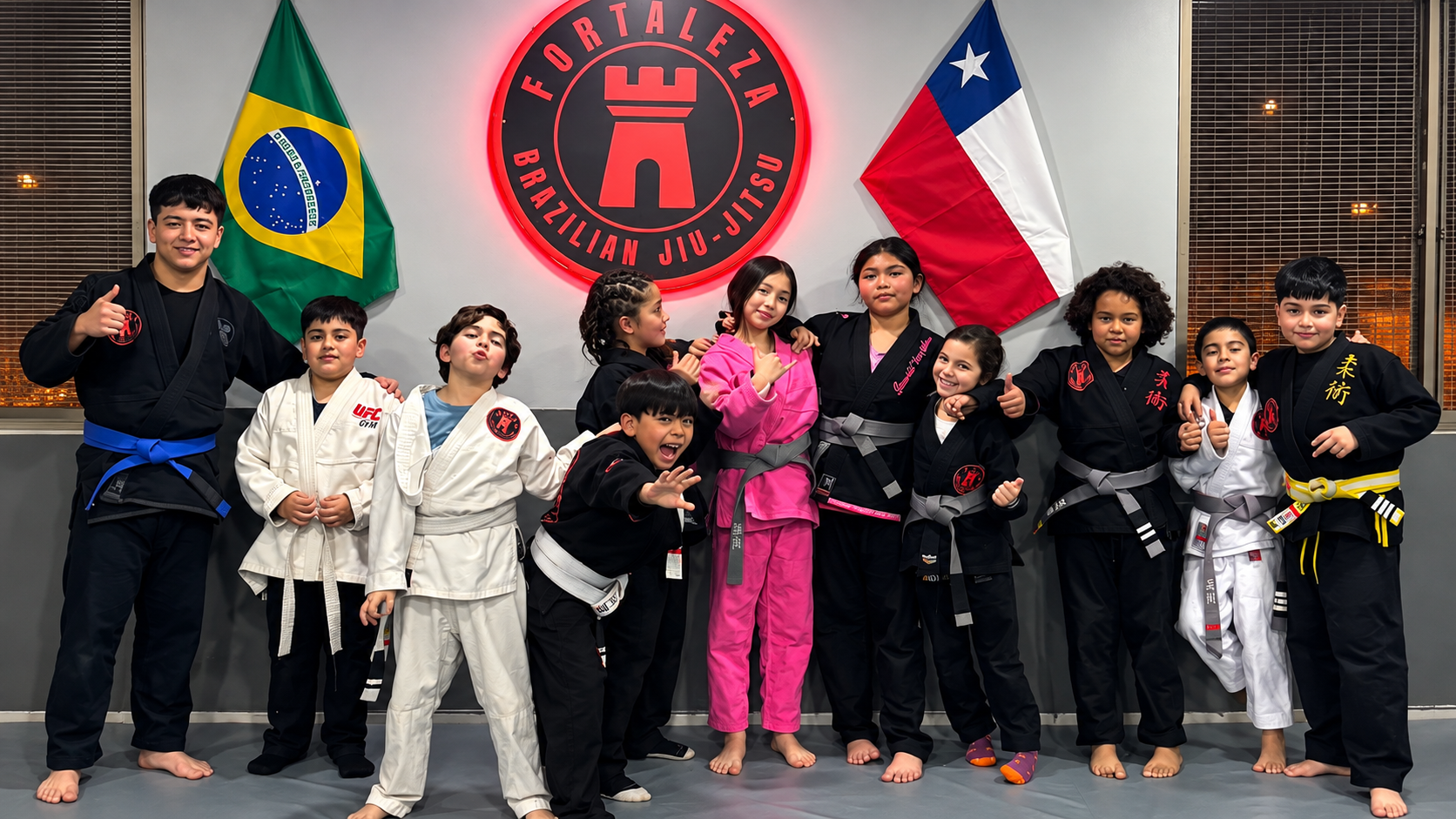 Jiu-Jitsu Kids en Fortaleza BJJ Chile