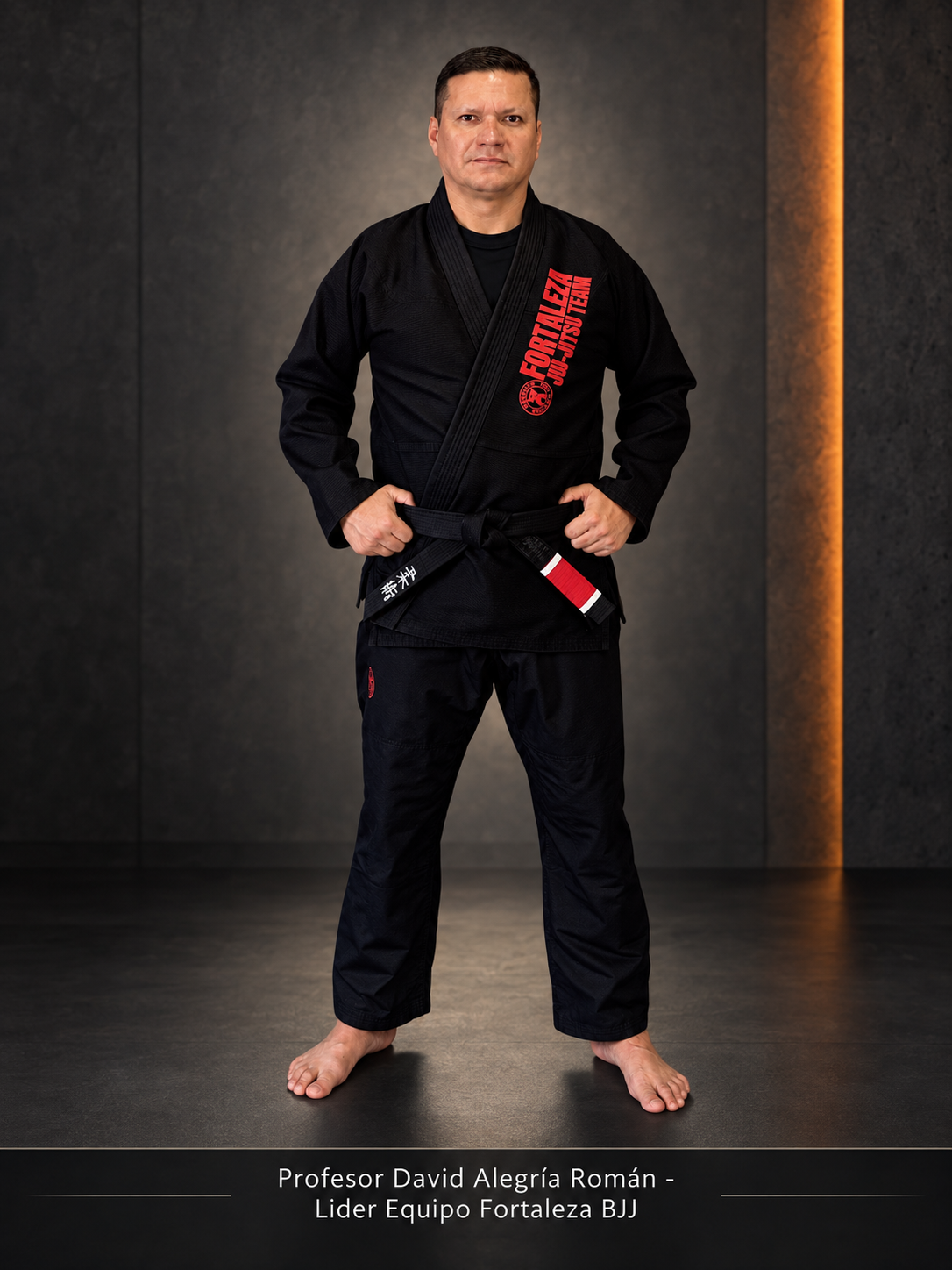 Profesor David Alegría Román - Lider Equipo Fortaleza BJJ